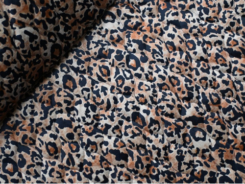 Terciopelo Acolchado Animal Print