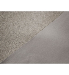 Tela Bouclé Sherpa con Reverso Micropolar | Beige