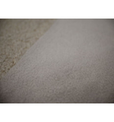 Tela Bouclé Sherpa con Reverso Micropolar | Beige