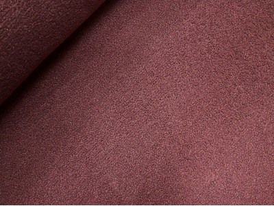 Tela Bouclé Sherpa con Reverso Micropolar | Malva