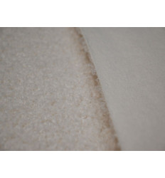 Tela Bouclé Sherpa con Reverso Micropolar | Natural