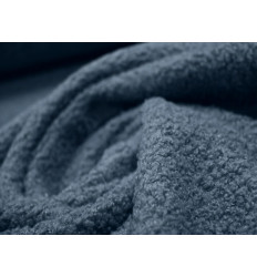 Tela Bouclé Sherpa con Reverso Micropolar | Turquesa Palo