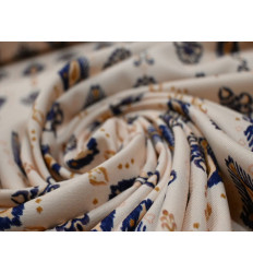 Crepé Estampado Boho | Tela fluida elástica