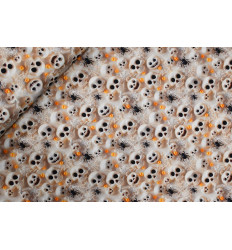 Tela Halloween popelín calaveras | 100% Algodón