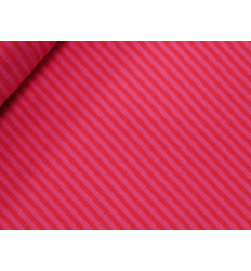Muselina reversible de rayas | Rojos y Rosa