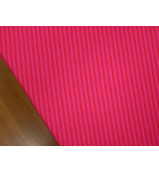Muselina reversible de rayas | Rojos y Rosa
