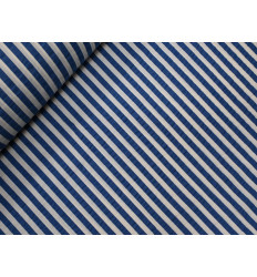 Seersucker Rayas | Blanco y Azul