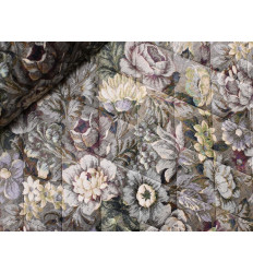 Terciopelo Acolchado Floral Forrado | Almacenes Uría