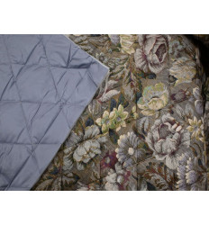 Terciopelo Acolchado Floral Forrado | Almacenes Uría
