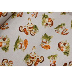 Mantelería De Setas | Estampado Otoñal