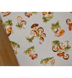 Mantelería De Setas | Estampado Otoñal