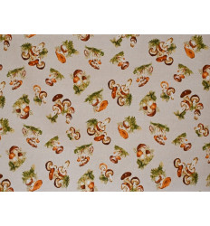 Mantelería De Setas | Estampado Otoñal