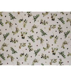 Mantelería Ramas de Olivo | Estampado Otoñal