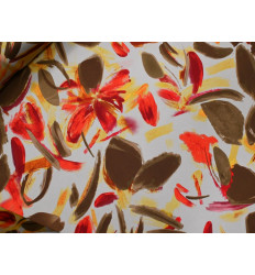 Satén estampado artístico poliéster | Tacto seda