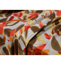 Satén estampado artístico poliéster | Tacto seda