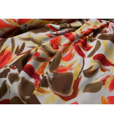 Satén estampado artístico poliéster | Tacto seda