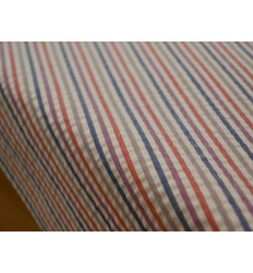 Seersucker rayas multicolor | Tejido fresco y sin plancha