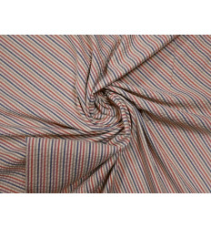 Seersucker rayas multicolor | Tejido fresco y sin plancha