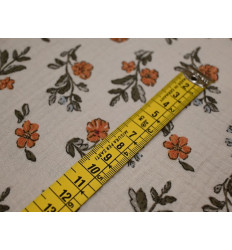 Muselina de algodón floral | Suave, ligera y natural