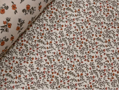 Muselina Acolchada Reversible Floral | Algodón