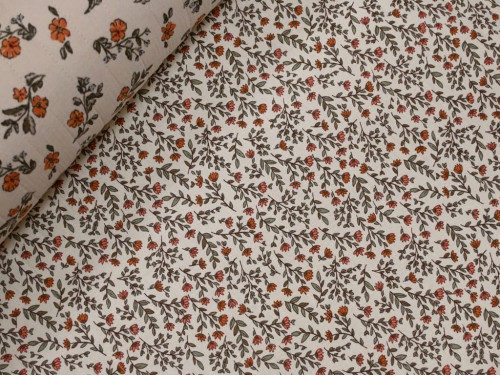 Muselina Acolchada Reversible Floral | Algodón