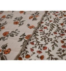 Muselina Acolchada Reversible Floral | Algodón