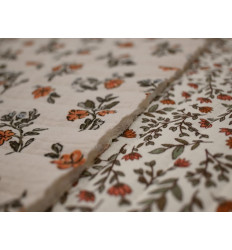 Muselina Acolchada Reversible Floral | Algodón