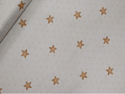 Tela Infantil de Estrellas | Popelín 100% Algodón