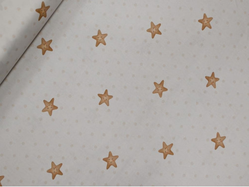 Tela Infantil de Estrellas | Popelín 100% Algodón