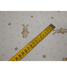 Tela Infantil de Conejitos | Popelín 100% Algodón