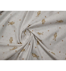 Tela Infantil de Conejitos | Popelín 100% Algodón