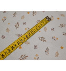 Tela Infantil de Flores | Popelín 100% Algodón