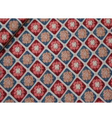 Tela Estampada en Crochet | Popelín 100% Algodón