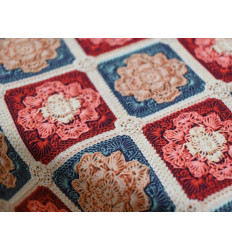 Tela Estampada en Crochet | Popelín 100% Algodón