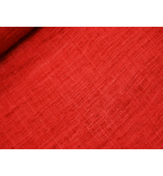 Seda Rústica Roja 100% Natural | Tejido de lujo