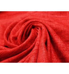 Seda Rústica Roja 100% Natural | Tejido de lujo