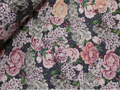 Gobelino Floral Romántico | Ancho 280 cm