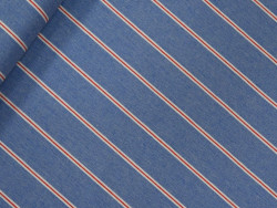 Tela Vaquera a Rayas | 80% Algodón 20% Poliéster