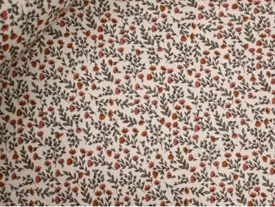 Muselina algodón 100% floral | Suave, natural y versátil