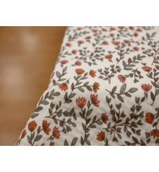 Muselina algodón 100% floral | Suave, natural y versátil