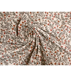 Muselina algodón 100% floral | Suave, natural y versátil