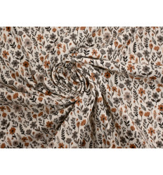 Muselina algodón 100% floral | Suave, natural y versátil