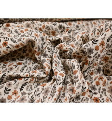 Muselina algodón 100% floral | Suave, natural y versátil