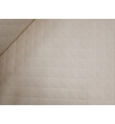 Muselina Acolchada Blanco Roto | Tela suave y cálida 350g