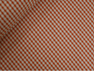 Vichy Seersucker Teja y Beige | Tejido fresco sin plancha