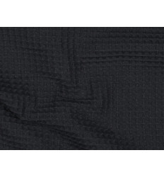 Tela Waffle Negra | 250 Gr/m² 100% Algodón