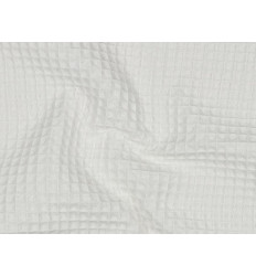 Tela Waffle Blanco Roto| 250 Gr/m² 100% Algodón