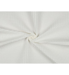 Tela Waffle Blanco Roto| 250 Gr/m² 100% Algodón