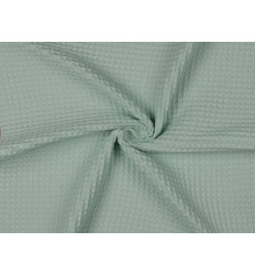 Tela Waffle Mint Claro | 250 Gr/m² 100% Algodón