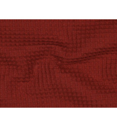 Tela Waffle Ladrillo | 250 Gr/m² 100% Algodón